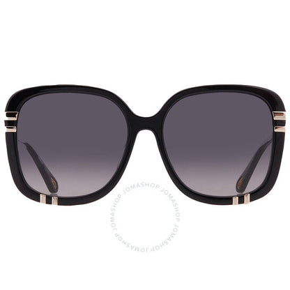 ChloÃ©, Grey Gradient Square Ladies Sunglasses