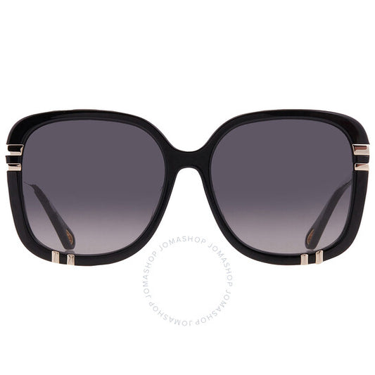 ChloÃ©, Grey Gradient Square Ladies Sunglasses