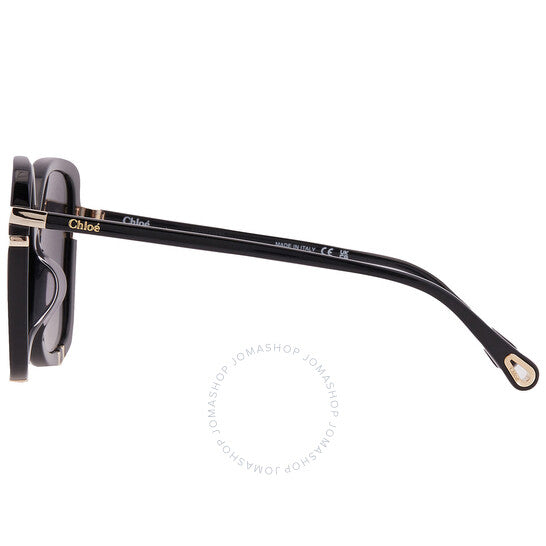 ChloÃ©, Grey Gradient Square Ladies Sunglasses