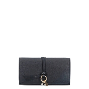 Leather Knot Continental Wallet