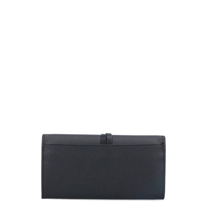 Leather Knot Continental Wallet
