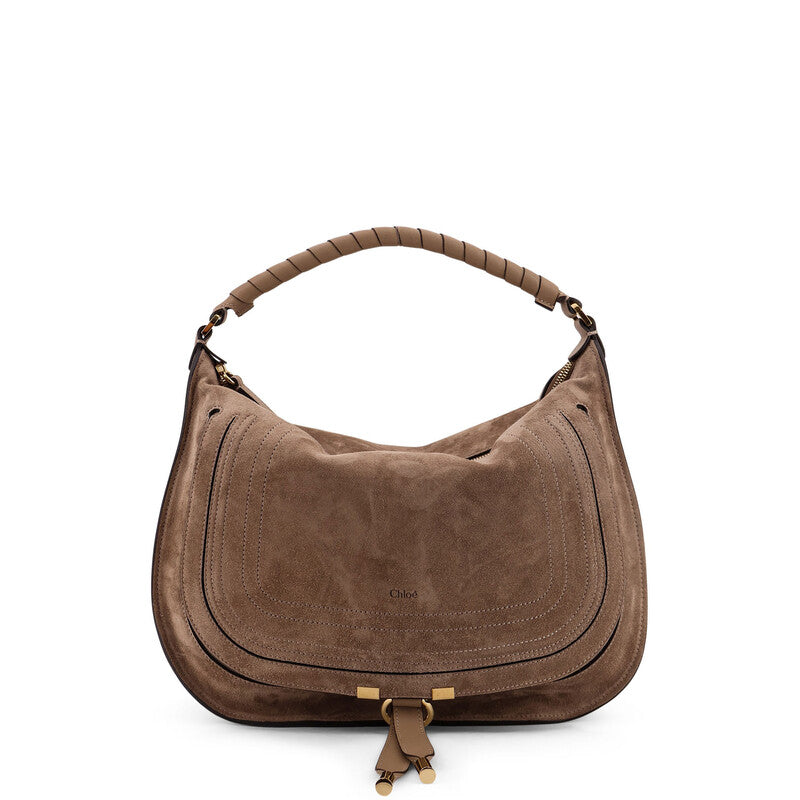 Marcie Suede Shoulder Bag