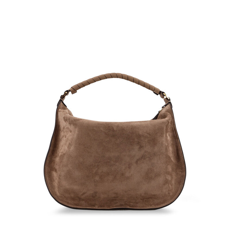 Marcie Suede Shoulder Bag