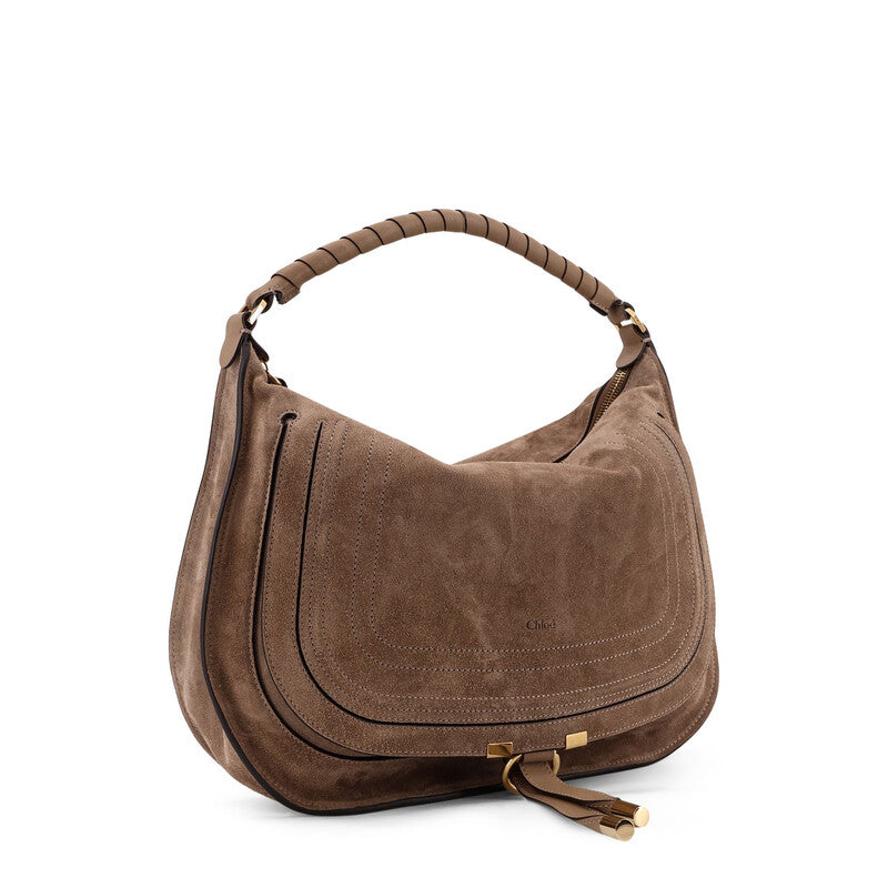 Marcie Suede Shoulder Bag