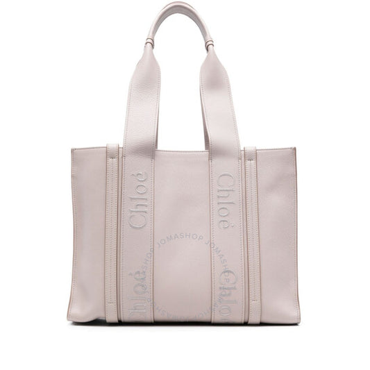 ChloÃ©, Medium Woody Leather Tote Bag