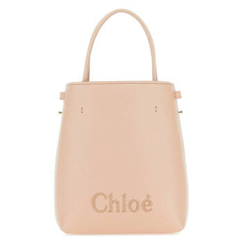 Micro Chloe Sense Leather Tote Bag