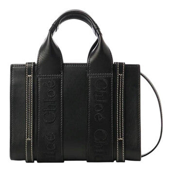 Mini Woody Leather Tote Bag