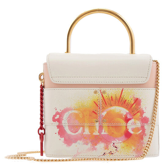 ChloÃ©, Small Aby Lock Printed Leather Shoulder Bag
