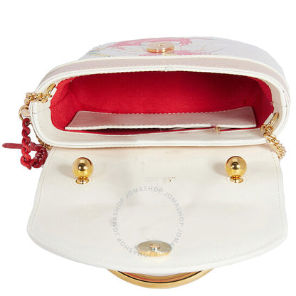 ChloÃ©, Small Aby Lock Printed Leather Shoulder Bag