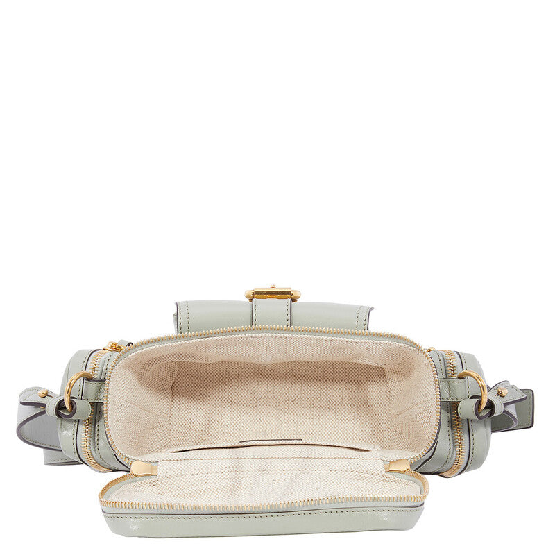 Small Camera Bag In Shiny Leather