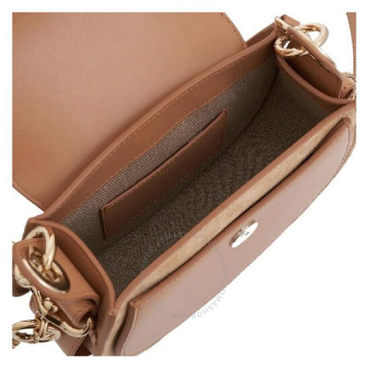 ChloÃ©, Tess Small Shiny And Suede Calfskin Shoulder Bag