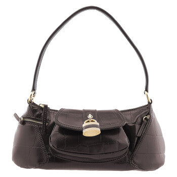 The 99 Shoulder Bag In Croco-Effect Leather
