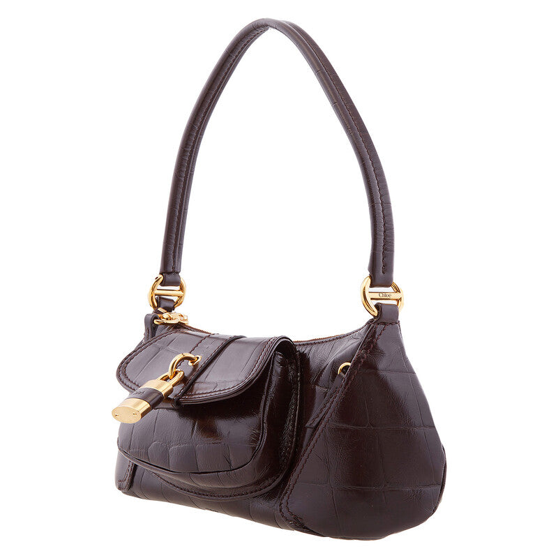 The 99 Shoulder Bag In Croco-Effect Leather