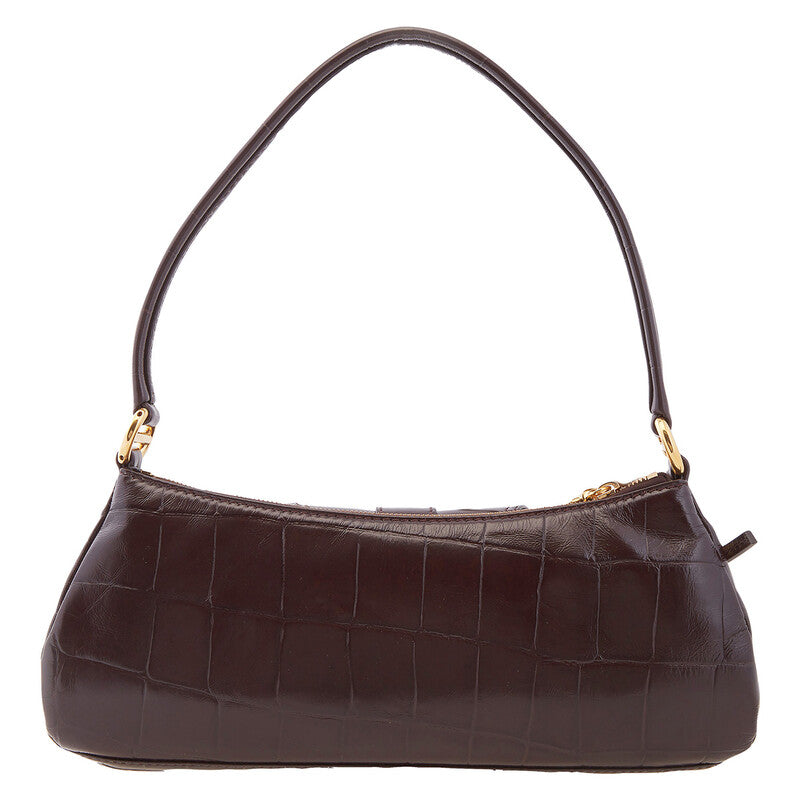 The 99 Shoulder Bag In Croco-Effect Leather