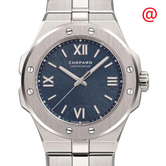 شوبارد، ساعة ألباين إيجل أوتوماتيكية بمينا زرقاء للسيدات