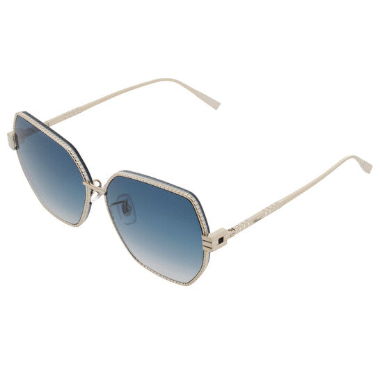 Blue Gradient Butterfly Ladies Sunglasses