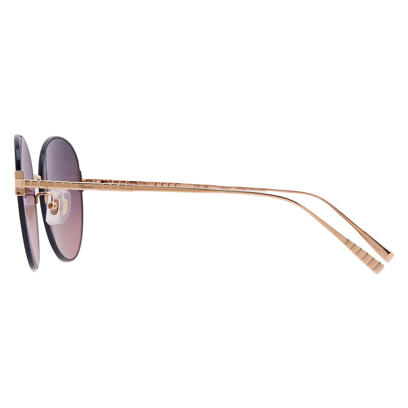Blue Pink Gradient Round Ladies Sunglasses