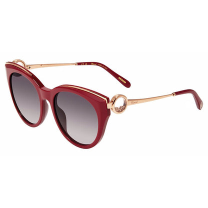 Bordeaux Gradient Butterfly Ladies Sunglasses