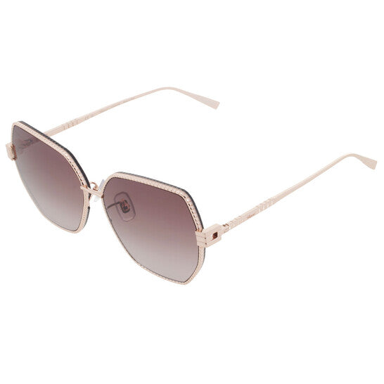 Brown Pink Gradient Butterfly Ladies Sunglasses