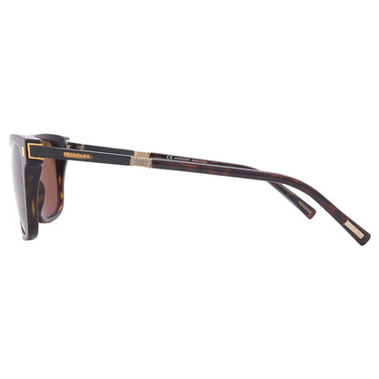 Brown Square Men's Sunglasses
