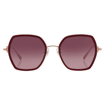 Burgundy Butterfly Ladies Sunglasses