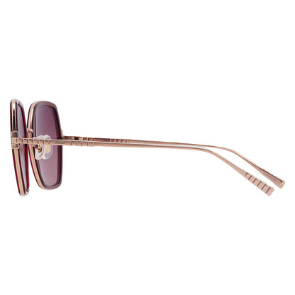 Burgundy Butterfly Ladies Sunglasses