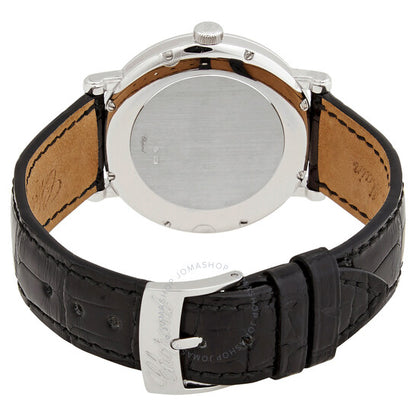 شوبارد، ساعة كلاسيكية للسيدات بمينا أبيض وعلبة يدوية