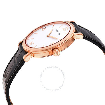 شوبارد، ساعة نسائية كلاسيكية بمينا أبيض