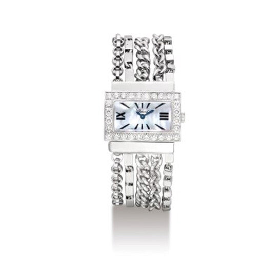 Chopard, Diamond White Mother of Pearl Dial Ladies Watch