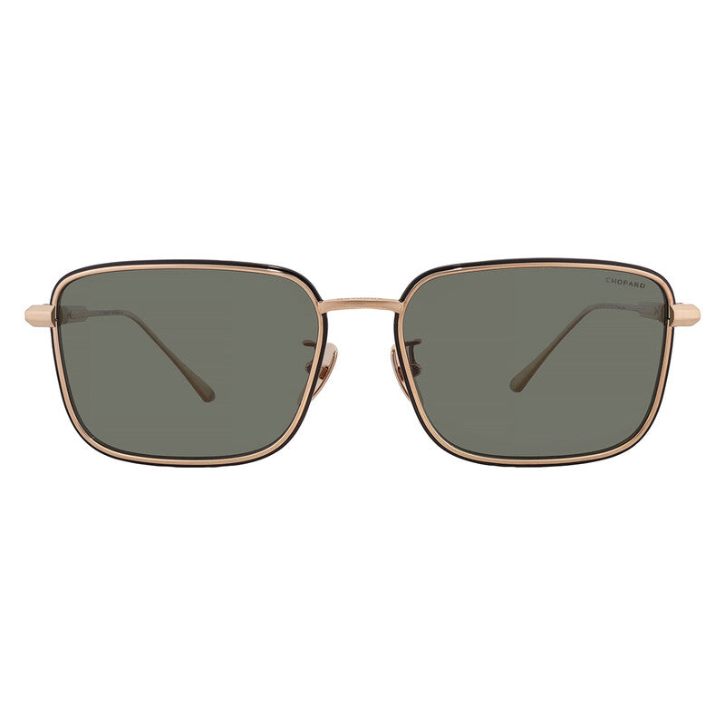 Green Rectangular Men's Sunglasses