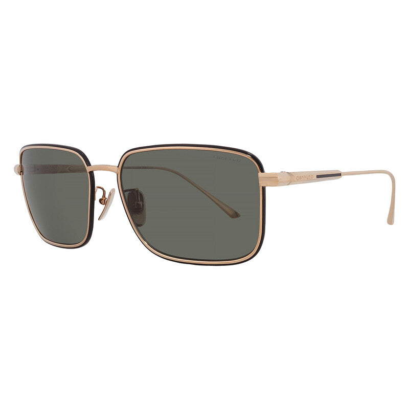 Green Rectangular Men's Sunglasses