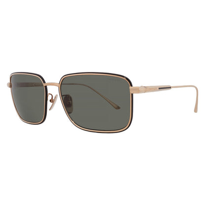 Green Rectangular Men's Sunglasses