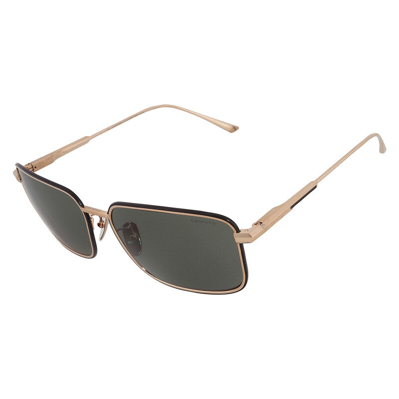 Green Rectangular Men's Sunglasses