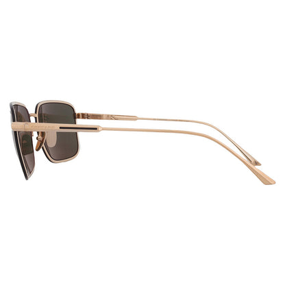 Green Rectangular Men's Sunglasses