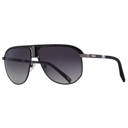 Grey Gradient Pilot Men's Sunglasses