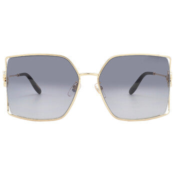 Grey Gradient Square Ladies Sunglasses