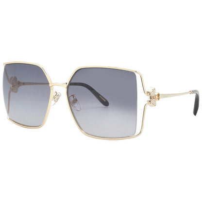 Grey Gradient Square Ladies Sunglasses
