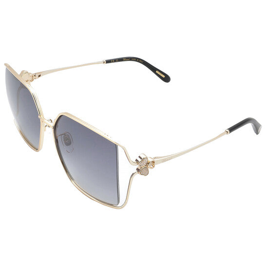 Grey Gradient Square Ladies Sunglasses