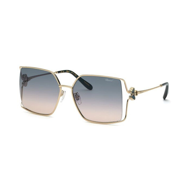 Grey Pink Gradient Square Ladies Sunglasses