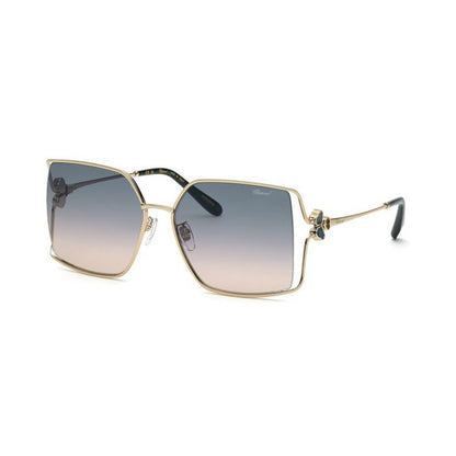 Grey Pink Gradient Square Ladies Sunglasses