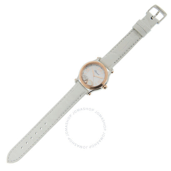 شوبارد، ساعة هابي هارت النسائية ذات الميناء الأبيض