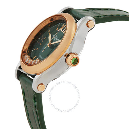 Chopard, Happy Sport Automatic Green Dial Ladies Watch