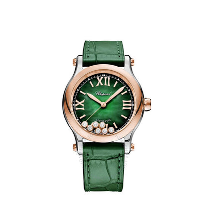 Chopard, Happy Sport Automatic Green Dial Ladies Watch