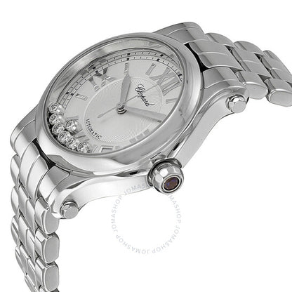 Chopard, Happy Sport Automatic Silver Dial Ladies Watch