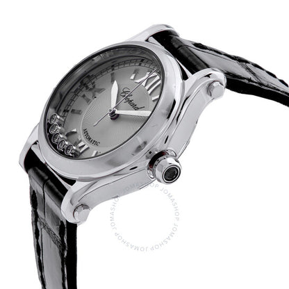 Chopard, Happy Sport Automatic Silver Dial Ladies Watch