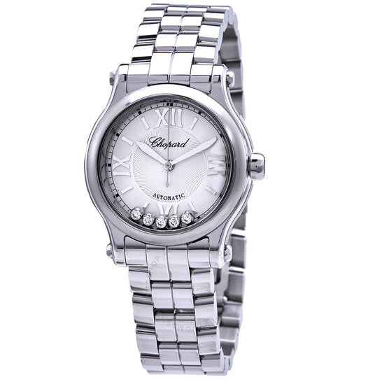 Chopard, Happy Sport Automatic Silver Dial Ladies Watch