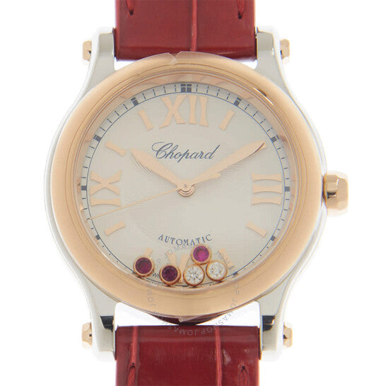 Chopard, Happy Sport Automatic Silver Dial Ladies Watch