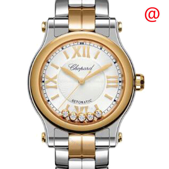 Chopard, Happy Sport Automatic White Dial Ladies Watch