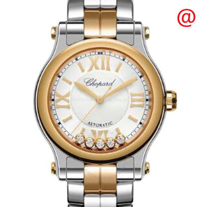 Chopard, Happy Sport Automatic White Dial Ladies Watch