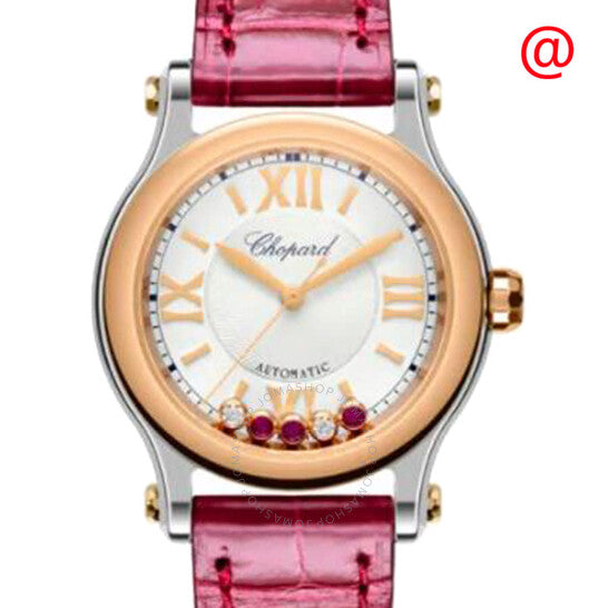 Chopard, Happy Sport Automatic White Dial Ladies Watch